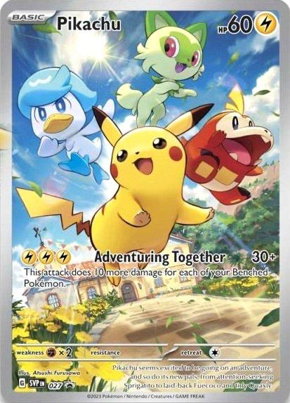 Pikachu 27/ [Paldea] - Promo NM