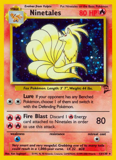 Ninetales 13/130 - Base Set 2 (B2) MP