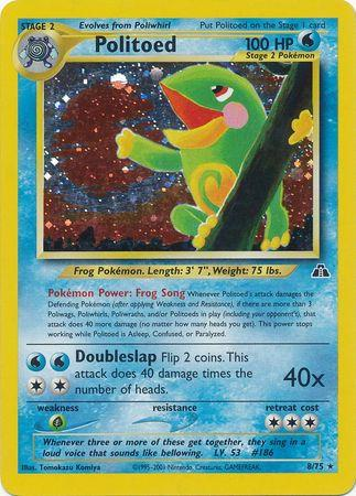 Politoed 8/75 - Neo Discovery (N2) MP