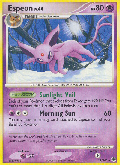 Espeon 18/100 - Majestic Dawn (MD) LP