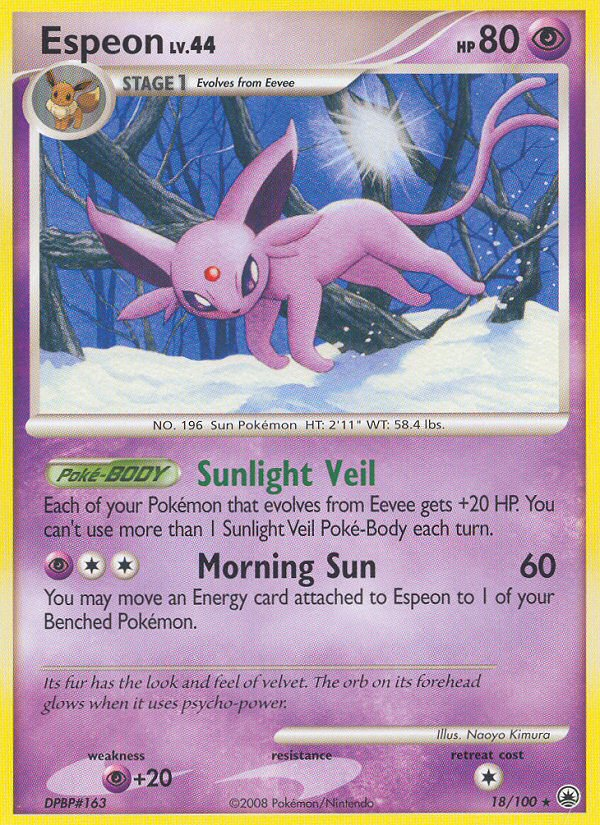 Espeon 18/100 - Majestic Dawn (MD) LP