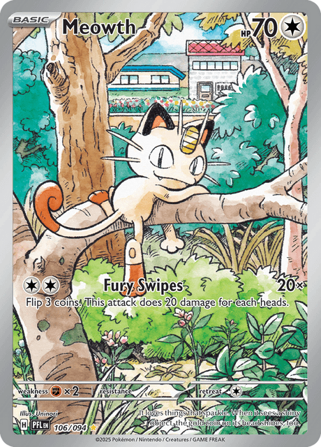 Meowth 106/94 - Phantasmal Flames (PFL) Grading