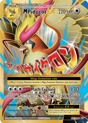 M Pidgeot EX 105/108 - Evolutions (EVO) NM