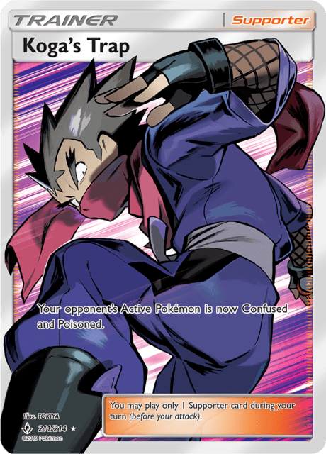 Koga's Trap 211/214 - Unbroken Bonds (UNB) NM