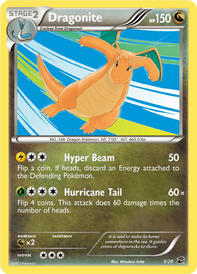 Dragonite 5/20 [Cosmos Holo] - Dragon Vault (DRV) MP