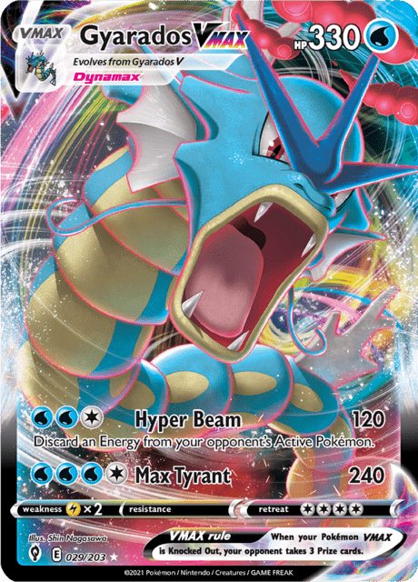 Gyarados VMAX 29/203 - Evolving Skies (EVS) NM
