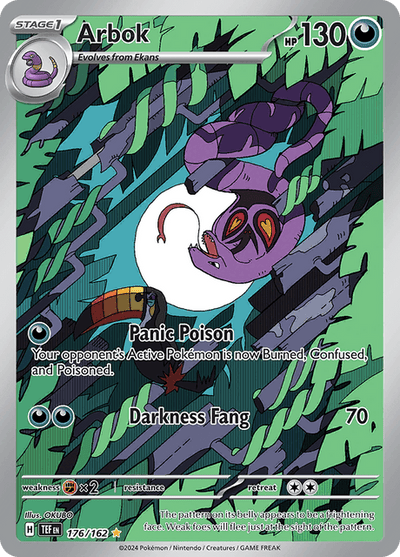 Arbok 176/162 - Temporal Forces (TEF) NM