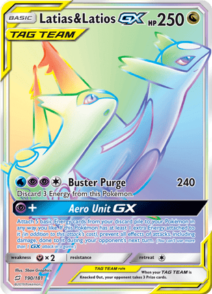 Latias & Latios GX 190/181 - Team Up (TEU) LP