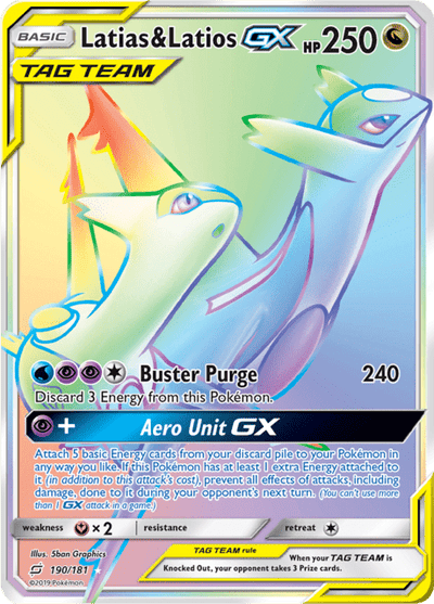 Latias & Latios GX 190/181 - Team Up (TEU) LP