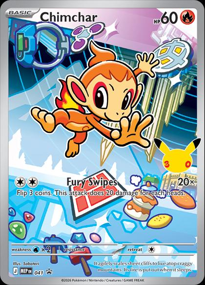Chimchar 41/ - Promo (MEP) NM