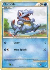 Totodile 1/30 - Gyarados & Raichu NM
