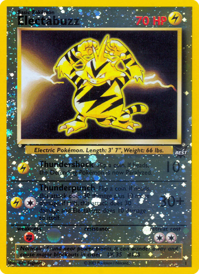 Electabuzz 1/ - Best of Game (BG) DMG