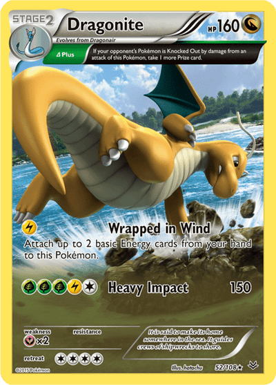 Dragonite 52/108 - Roaring Skies (ROS) LP
