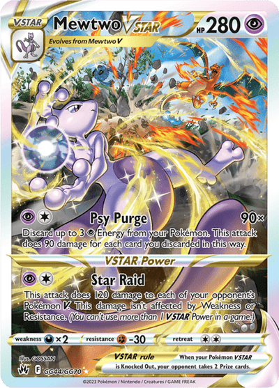 Mewtwo VSTAR gg44/gg70 - Crown Zenith (CRZ) NM