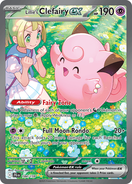 Lillie's Clefairy Ex 184/159 - Journey Together (JTG) NM