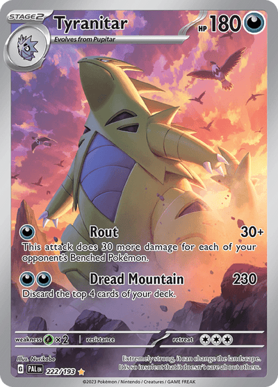 Tyranitar 222/193 - Paldea Evolved (PAL) NM