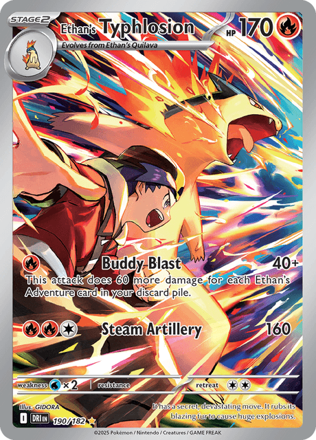 Ethan's Typhlosion 190/182 - Destined Rivals (DRI) NM