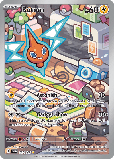 Rotom 197/182 - Destined Rivals (DRI) NM