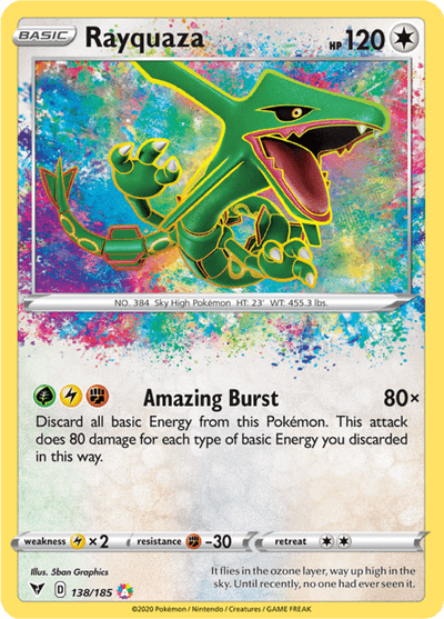 Rayquaza 138/185 - Vivid Voltage (VIV) NM
