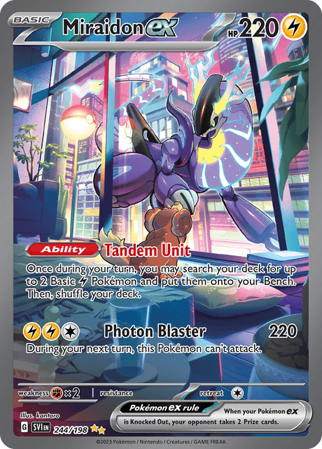 Miraidon ex 244/198 - Scarlet & Violet (SVI) NM