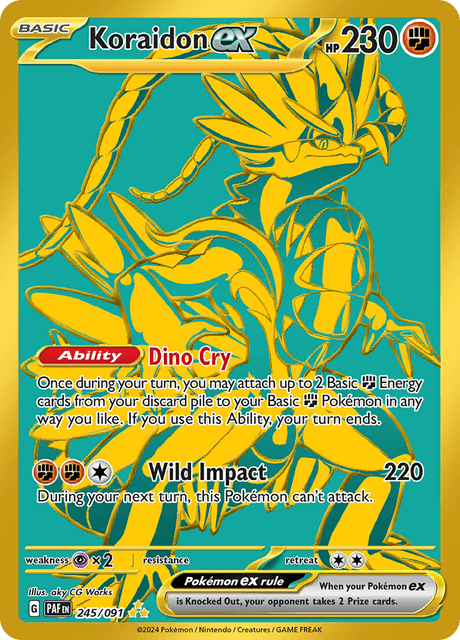 Koraidon ex 245/91 - Paldean Fates (PAF) NM
