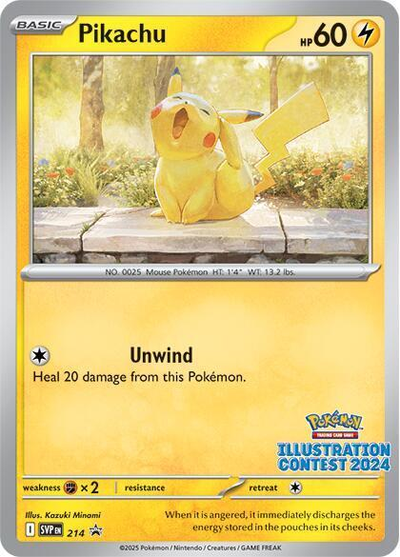 Pikachu 214/ - Promo PSA 9