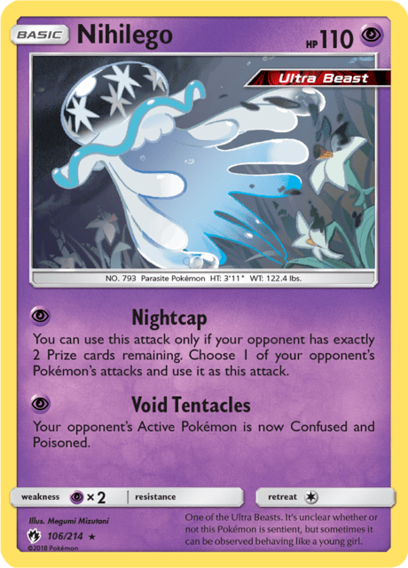 Nihilego 106/214 - Lost Thunder (LOT) NM