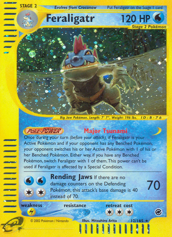 Feraligatr 12/165 - Expedition (EX) HP