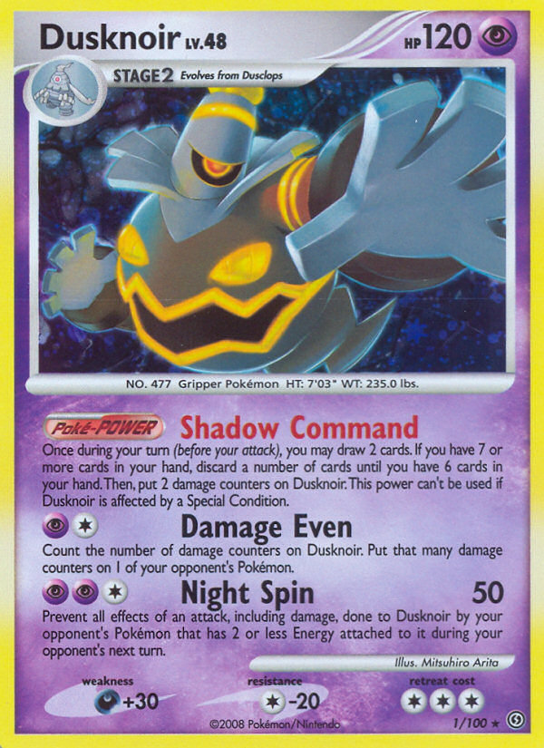 Dusknoir 1/100 - Stormfront (SF) NM
