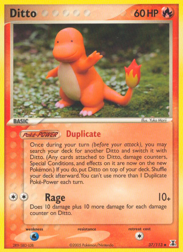 Ditto (Charmander) 37/113 - Delta Species (DS) LP