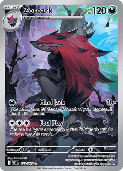 Zoroark 143/86 - White Flare (WHT) NM