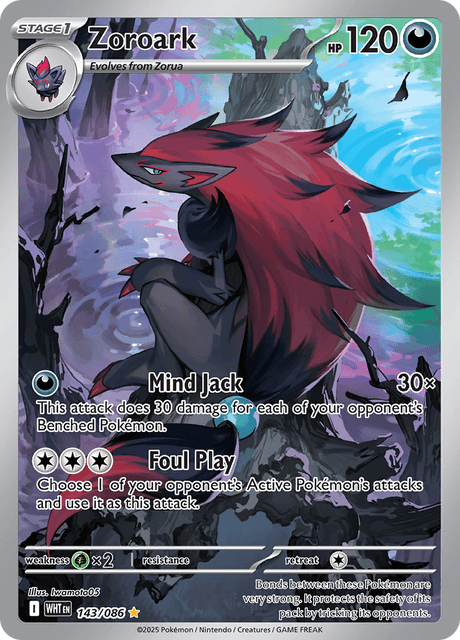 Zoroark 143/86 - White Flare (WHT) NM