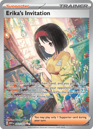 Erika's Invitation 203/165 - Scarlet & Violet 151 (MEW) NM