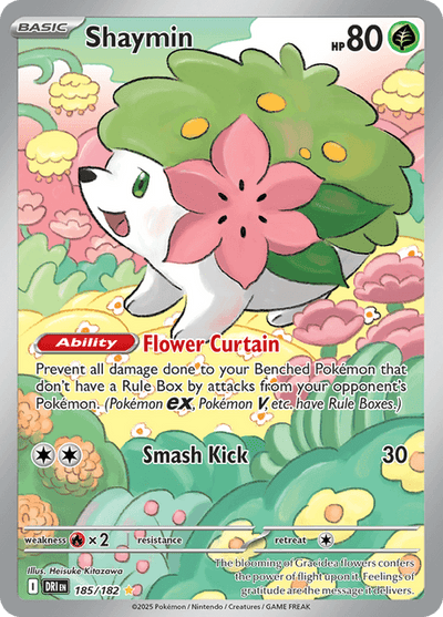 Shaymin 185/182 - Destined Rivals (DRI) NM