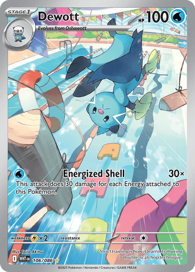 Dewott 106/86 - White Flare (WHT) NM