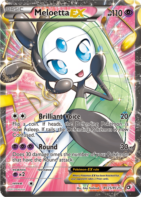 Meloetta EX rc25/rc25 - Legendary Treasures (LTR) MP