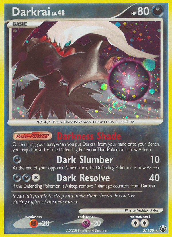 Darkrai 3/100 - Majestic Dawn (MD) DMG
