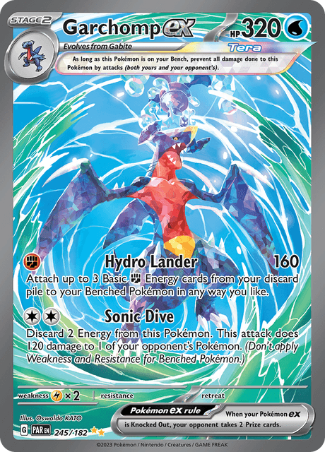 Garchomp ex 245/182 - Paradox Rift (PAR) NM