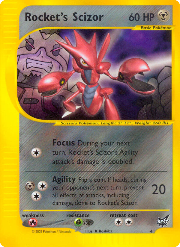 Rocket's Scizor 4/ - Best of Game (BG) MP