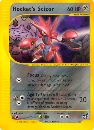 Rocket's Scizor 4/ - Best of Game (BG) MP