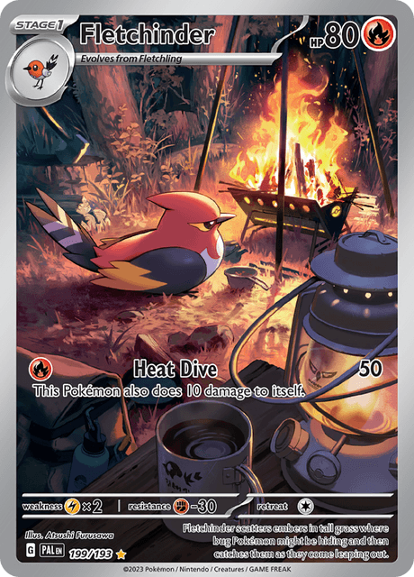 Fletchinder 199/193 - Paldea Evolved (PAL) NM