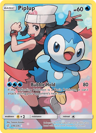Piplup 239/236 - Cosmic Eclipse (CEC) NM