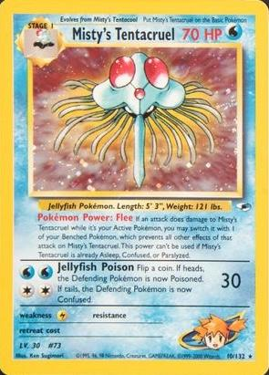 Misty's Tentacruel 10/132 - Gym Heroes (G1) MP