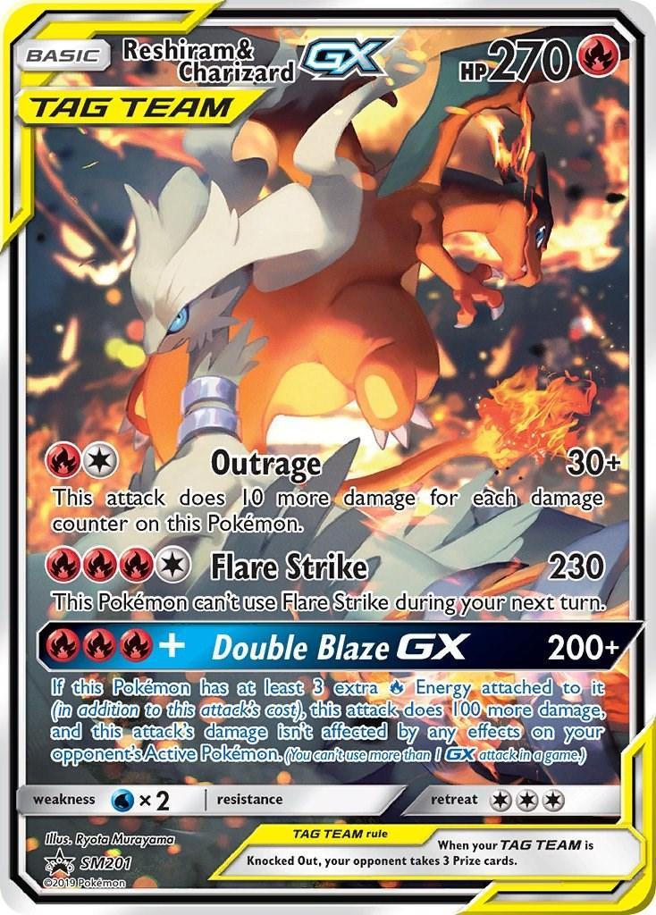 Reshiram & Charizard GX sm201/ - Promo DMG