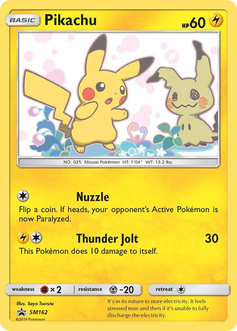 Pikachu sm162/ - Promo NM
