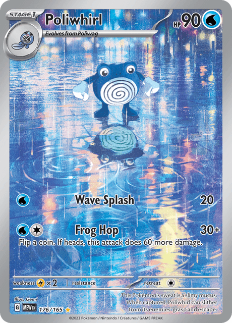 Poliwhirl 176/165 - Scarlet & Violet 151 (MEW) NM