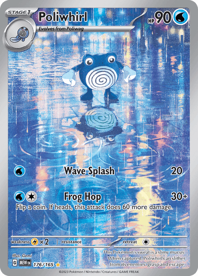 Poliwhirl 176/165 - Scarlet & Violet 151 (MEW) NM