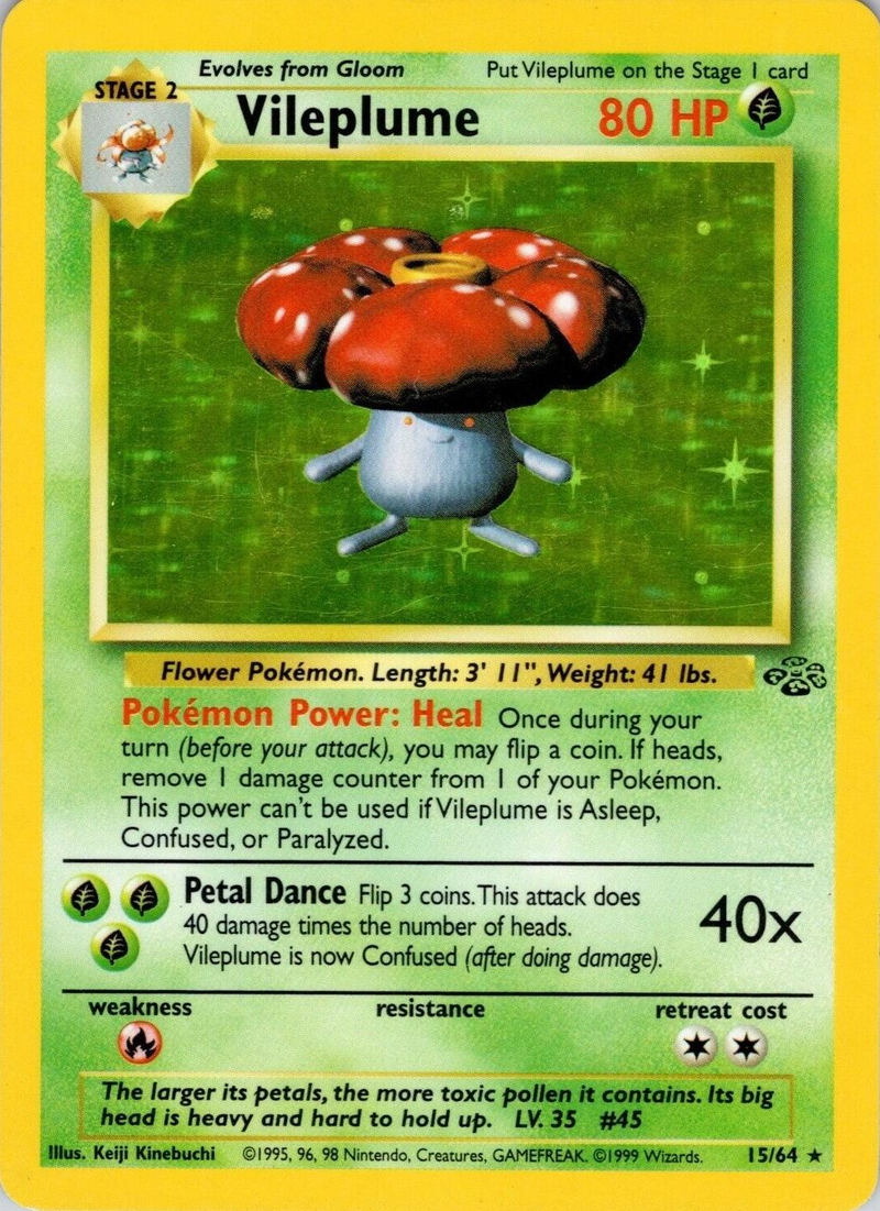 Vileplume 15/64 - Jungle (JU) MP