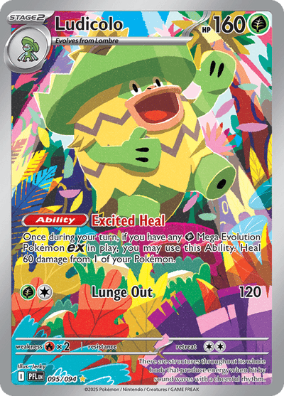 Ludicolo 95/94 - Phantasmal Flames (PFL) NM