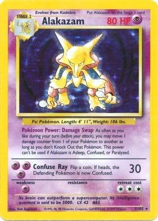 Alakazam 1/102 - Base Set (BS) HP